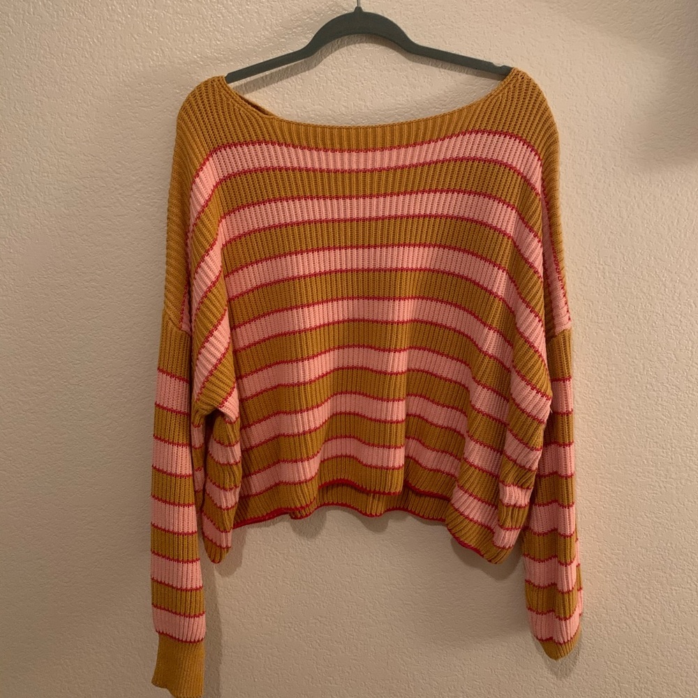 Striped (free people knock off) sweater!